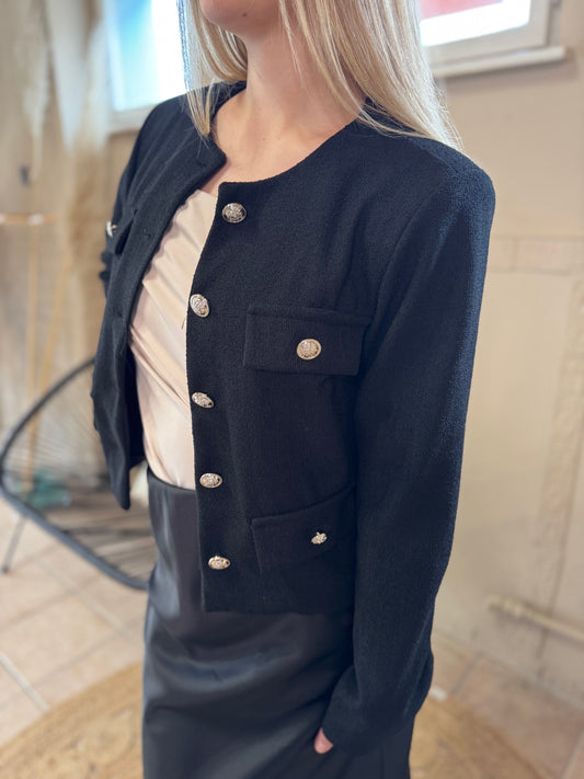 Adrielle’ kabát fekete