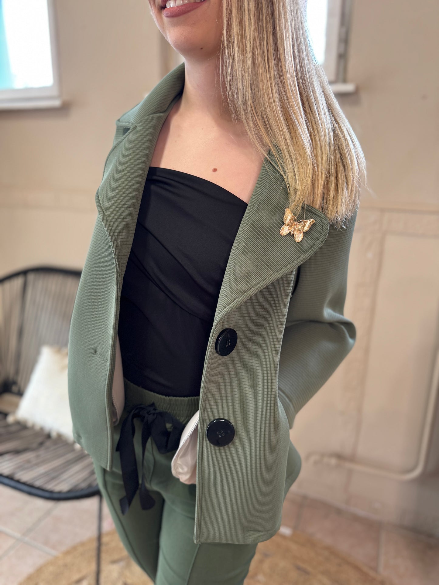 Lilivette’ kabát zöld