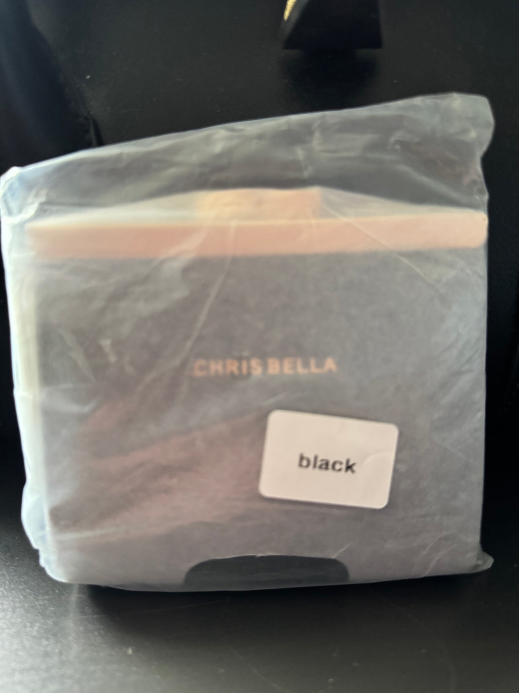 Fekete bőr táska pénztárcával