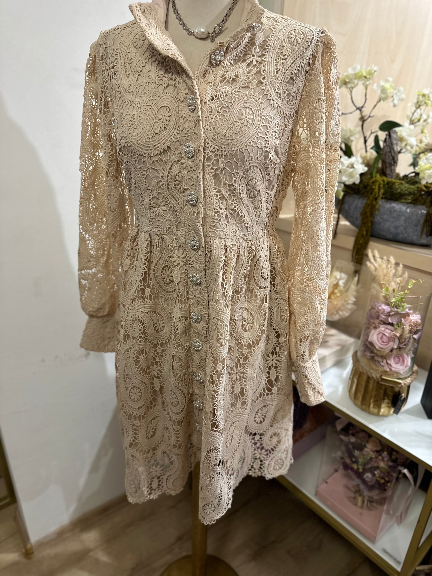 Nara Dress beige